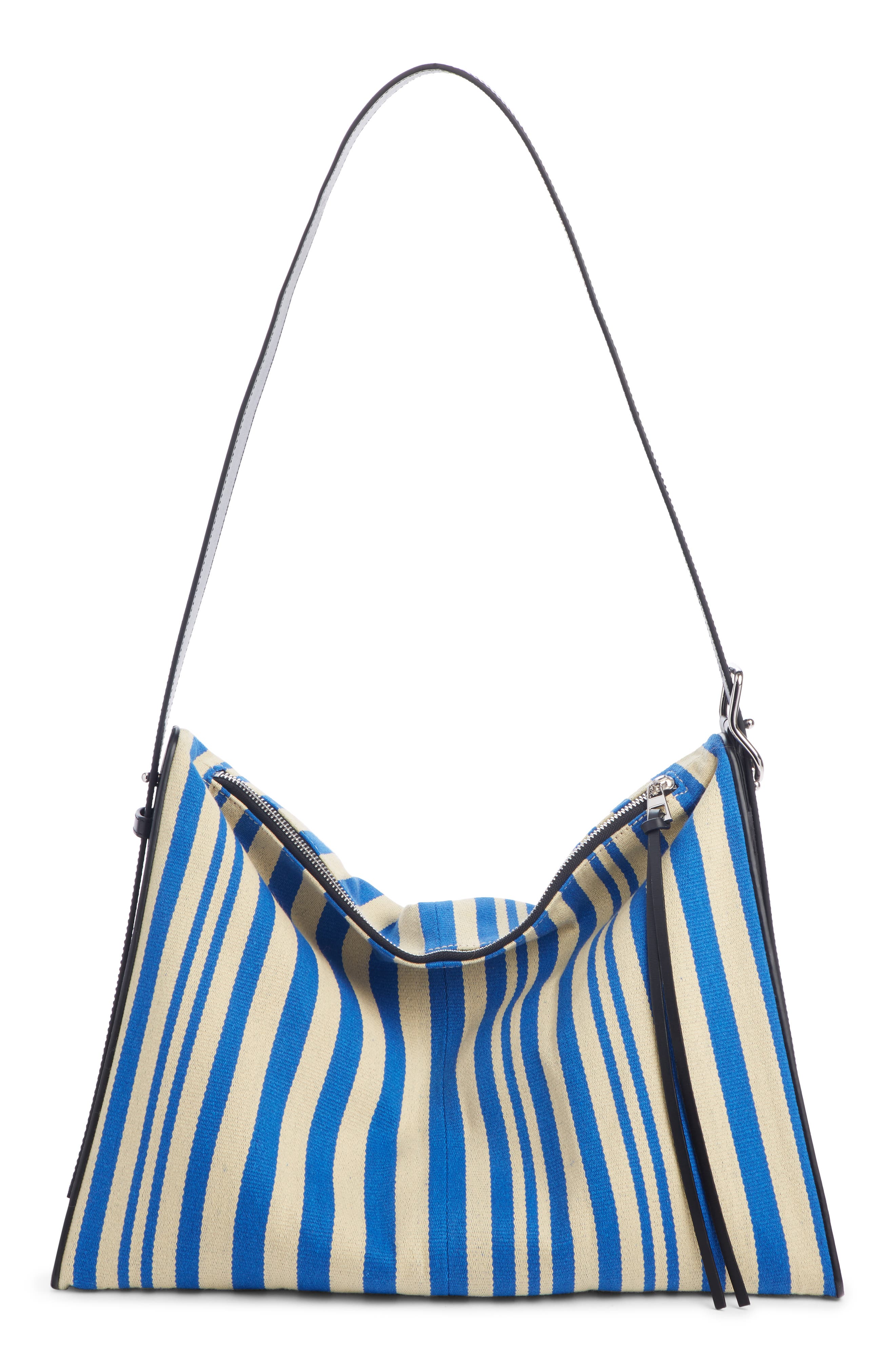 Loewe Berlingo Stripe Canvas Crossbody Bag, Alternate, color, 