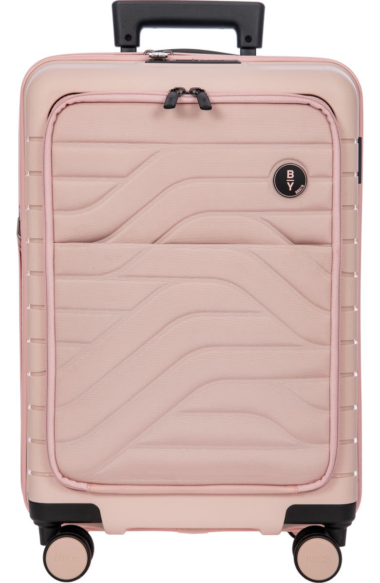 Bric's B|Y Ulisse 21 Expandable 21-Inch Spinner Carry-On, Main, color, Pearl Pink