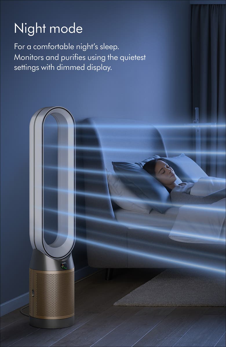 Dyson Purifier Cool Formaldehyde<sup>™</sup> TP09 Purifing Fan - White/Gold, Alternate, color,