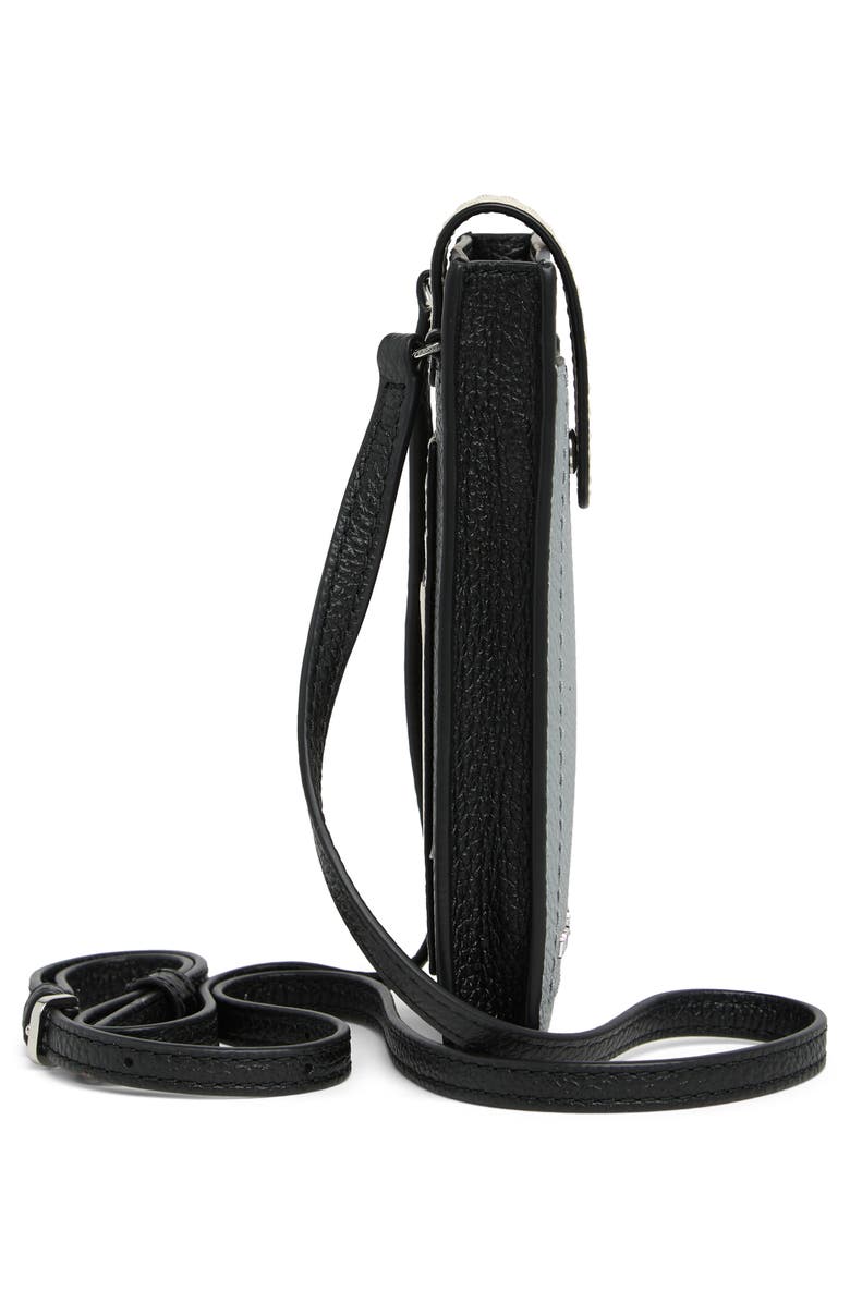 Marc Jacobs Leather Phone Crossbody Bag, Alternate, color, Marshmallow Multi