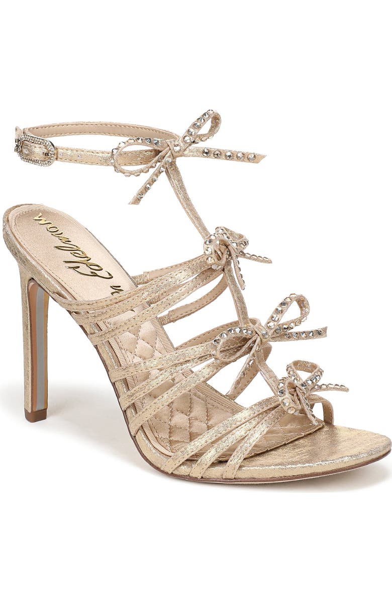 Sam Edelman Iman Ankle Strap Sandal, Main, color, Soft Gold