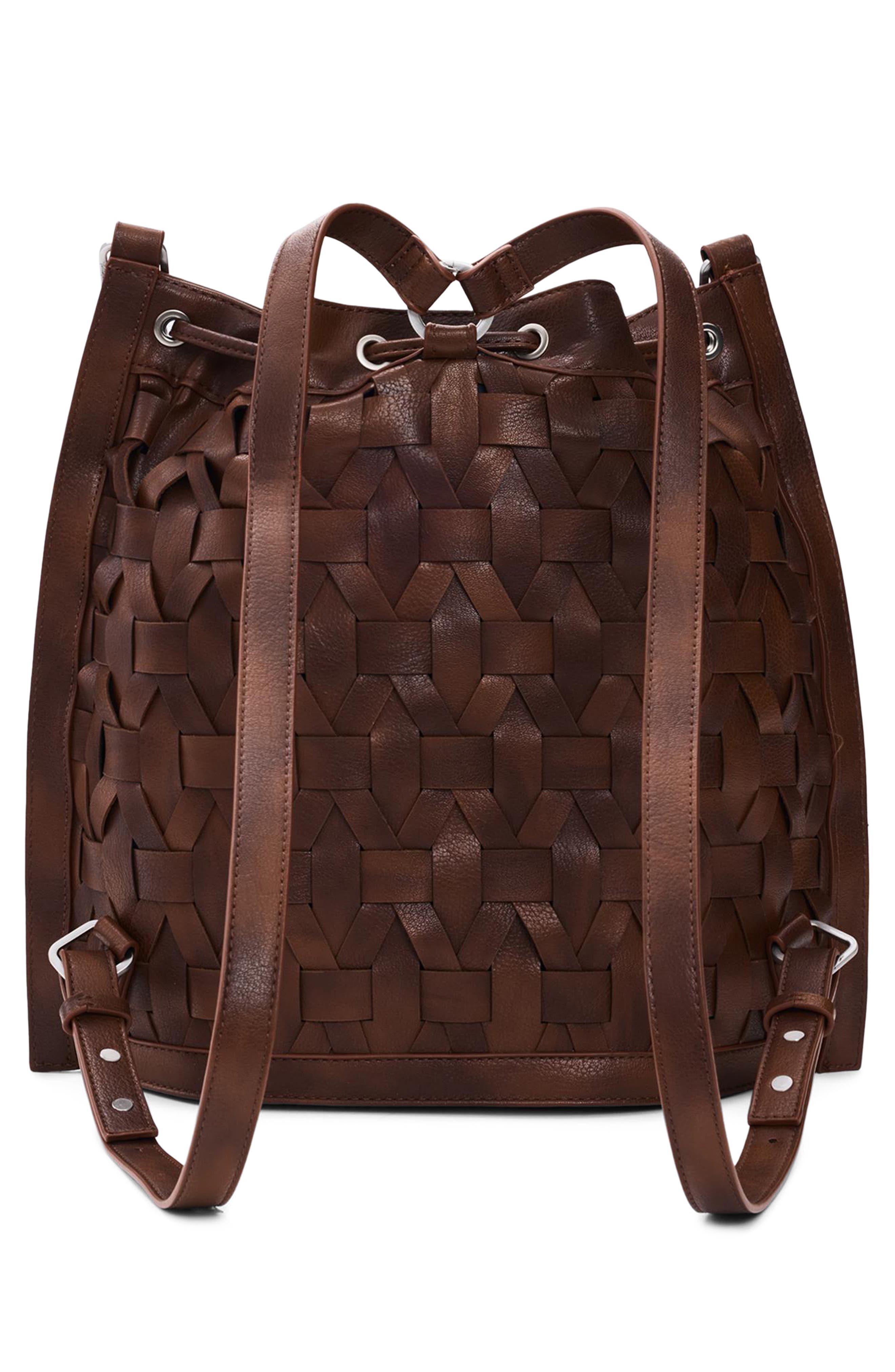 Desigual Medium Faux Leather Backpack, Alternate, color, 