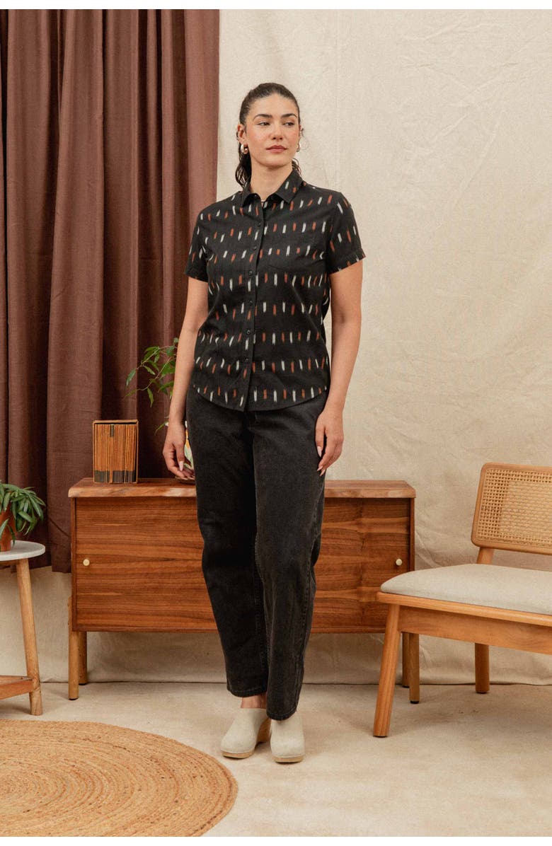 Bridge & Burn Lana Shirt, Alternate, color, Dotted Horizon