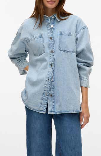 VERO MODA Jennie Oversize Denim Shirt Jacket