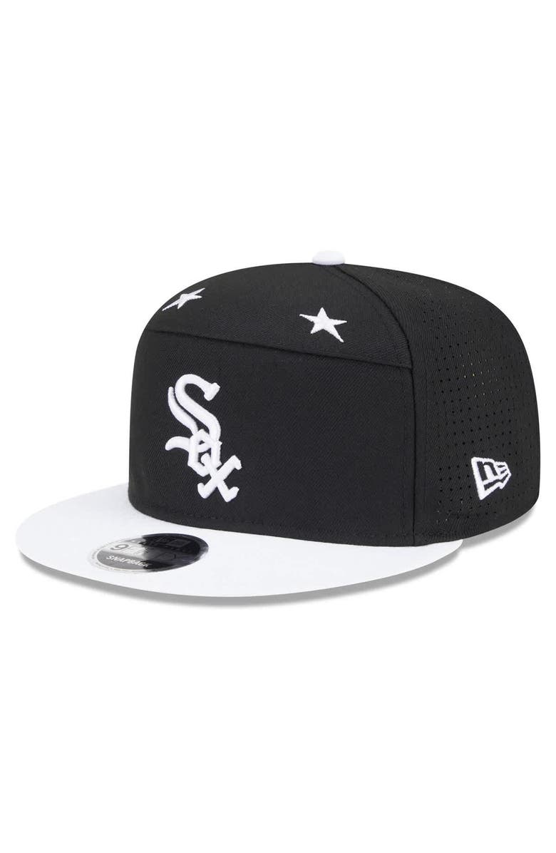 New Era Men's New Era Black/White Chicago White Sox 2025 MLB All-Star Game Side Patch 9FIFTY Snapback Hat, Alternate, color, Black