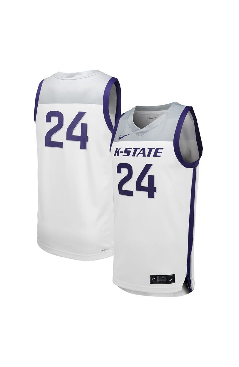 Nike Unisex Nike #23 White Kansas State Wildcats Team Replica Basketball Jersey, Main, color, White