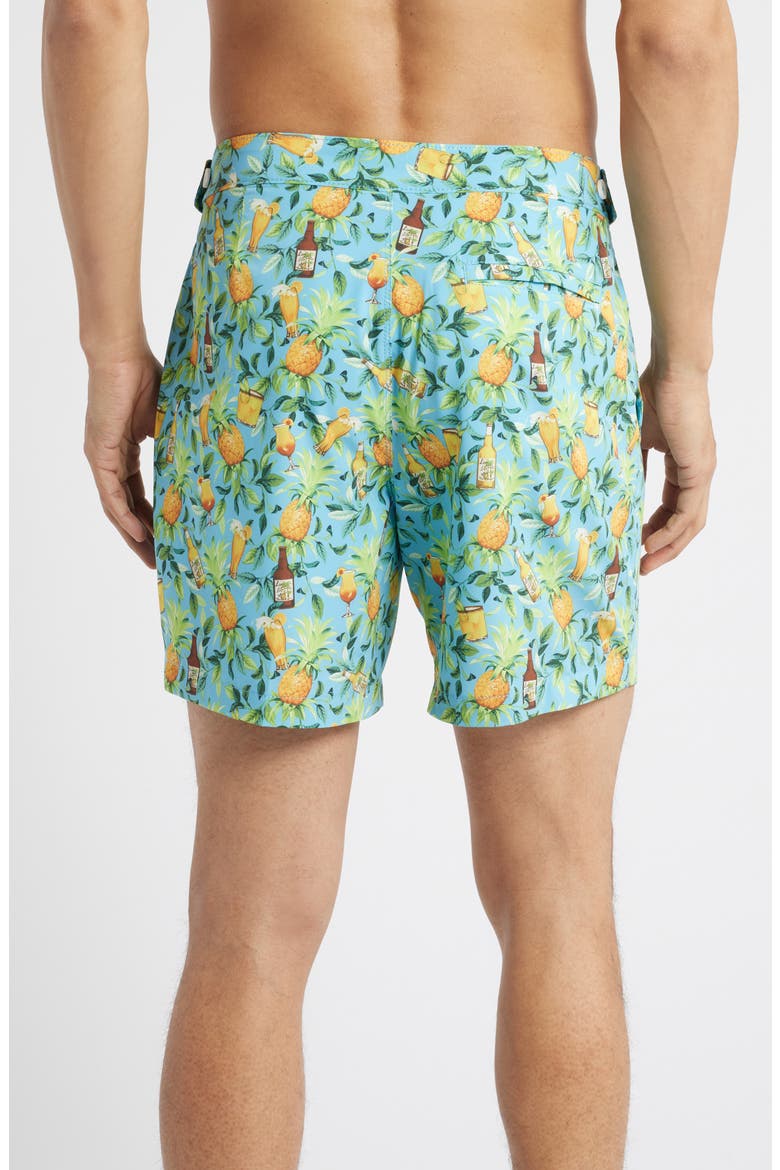 Amalfi Coast Island Brews Swim Trunks, Alternate, color, AIR BLUE