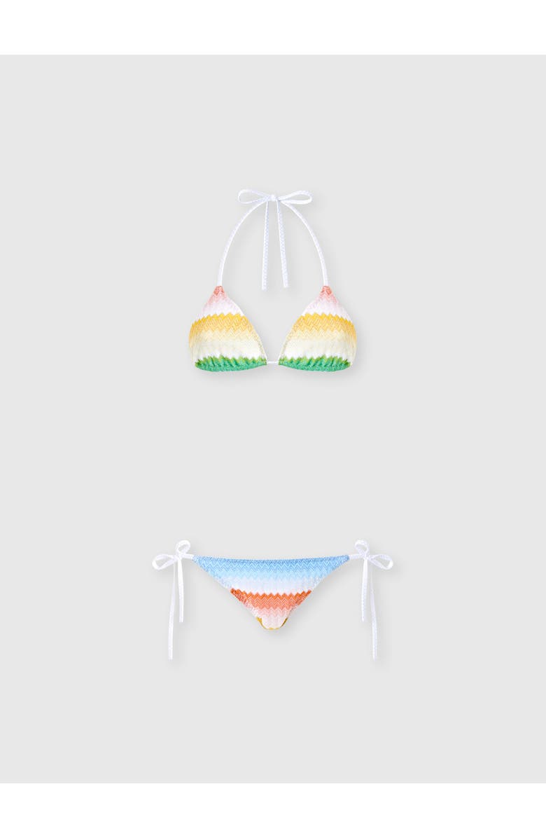 Missoni Triangle Bikini With Dégradé Zig Zag Motif, Main, color, Multicoloured