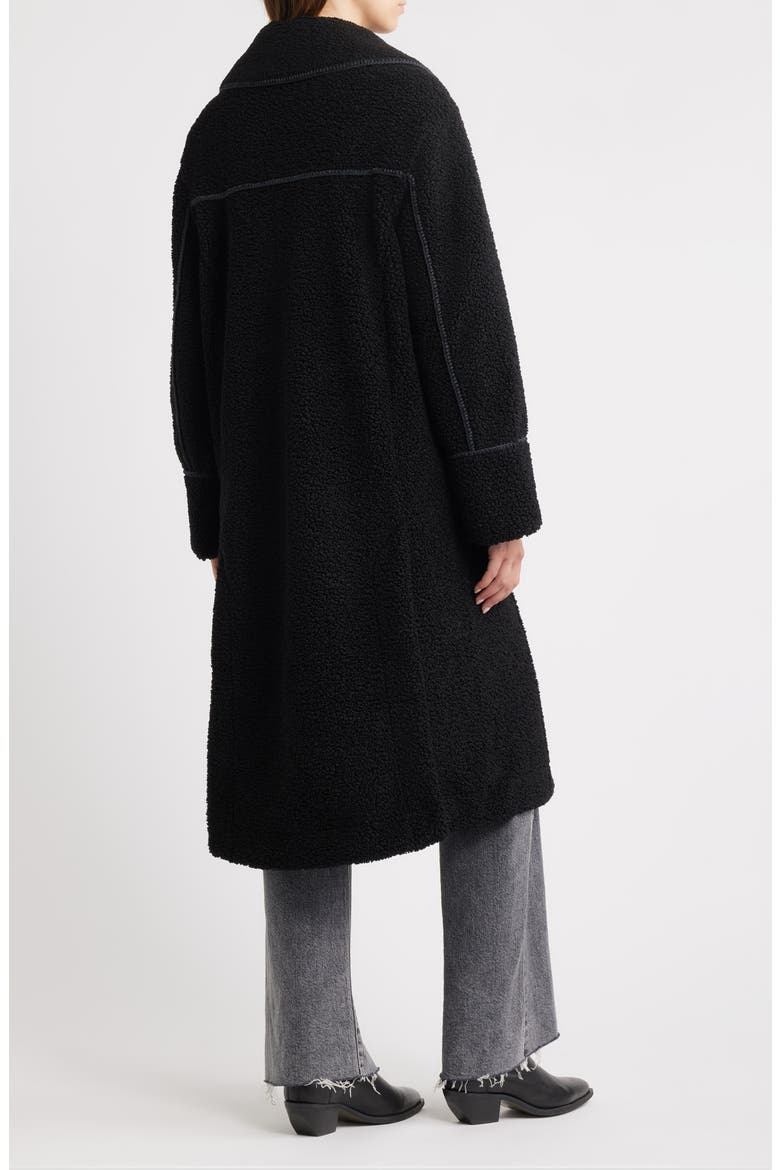 Sema UGGfluff Coat, Alternate, color, BLACK