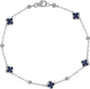 Bony Levy El Mar Gemstone & Diamond Station Bracelet