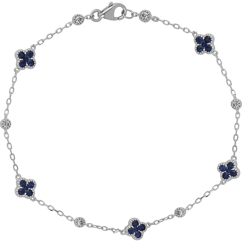 Bony Levy El Mar Gemstone & Diamond Station Bracelet In Gray