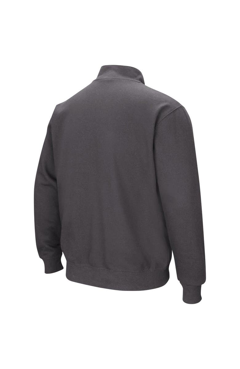 COLOSSEUM Men's Colosseum Charcoal Duke Blue Devils Tortugas Quarter-Zip Top, Alternate, color, Charcoal