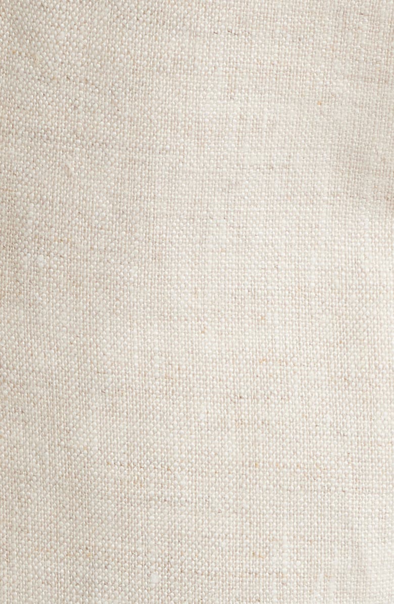 MANGO Boreli Linen Halter Vest, Alternate, color, Light Beige/ Pastel Grey