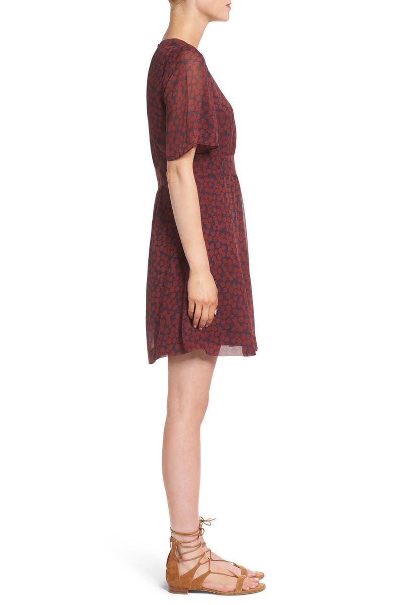 Madewell 'Vivian' Silk Shift Dress, Alternate, color,