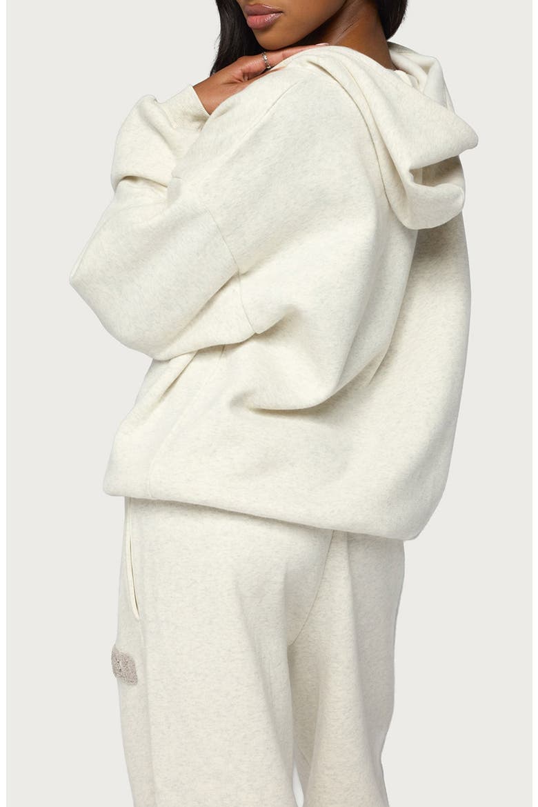 To You Oversize Hoodie, Alternate, color, LIGHT-GRAY-MELANGE
