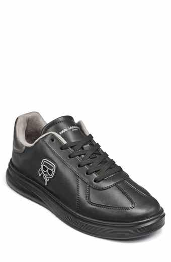 KARL LAGERFELD PARIS Karl Head Patch Racer Toe Sneaker