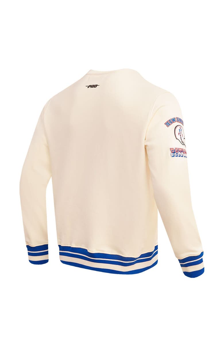PRO STANDARD Men's Pro Standard Cream New England Patriots Retro Classics Fleece Pullover Sweatshirt, Alternate, color,