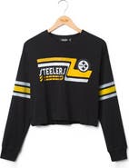 Junk Food Pittsburgh Steelers Graphic Cropped Sweatshirt