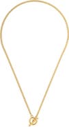 Brook and York Stella Imitation Pearl Toggle Necklace