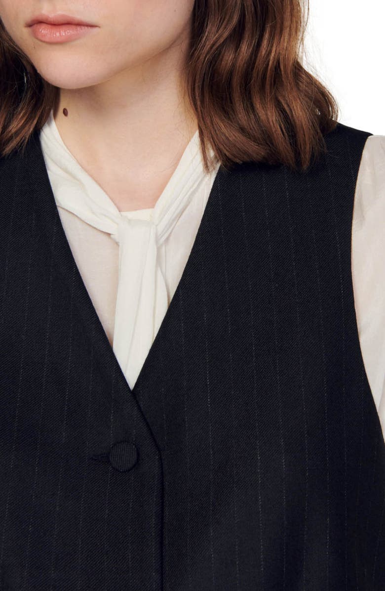 SANDRO Zanny Vest, Alternate, color, 