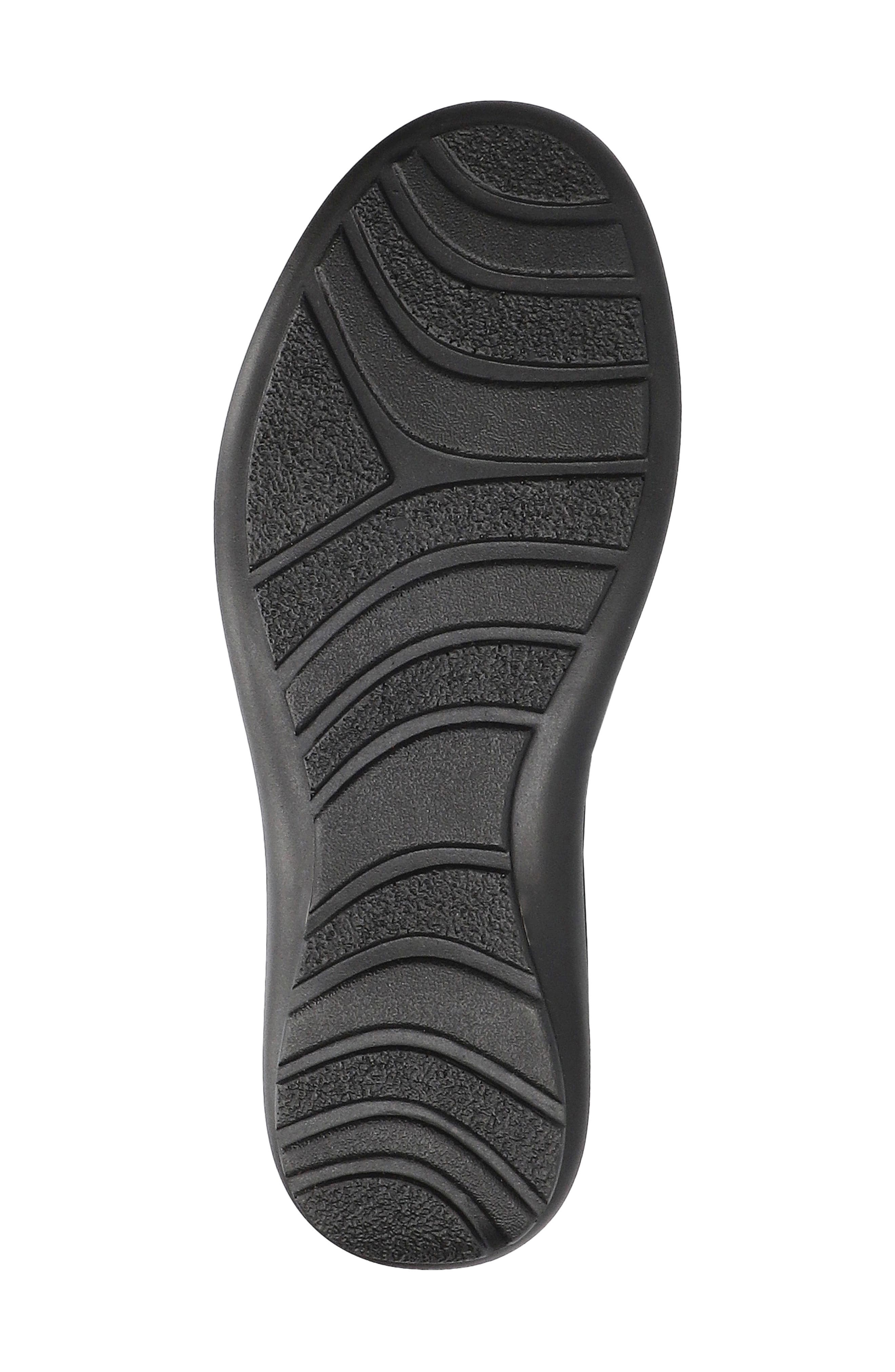 Keekay Faux Leather Flat, Alternate, color, NAVY MATTE