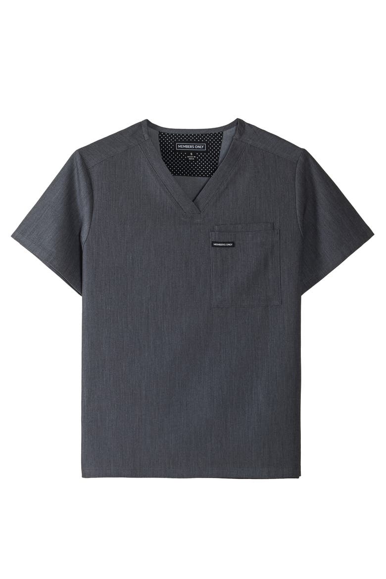 Brighton 3-Pocket Scrub Top, Alternate, color, Graphite
