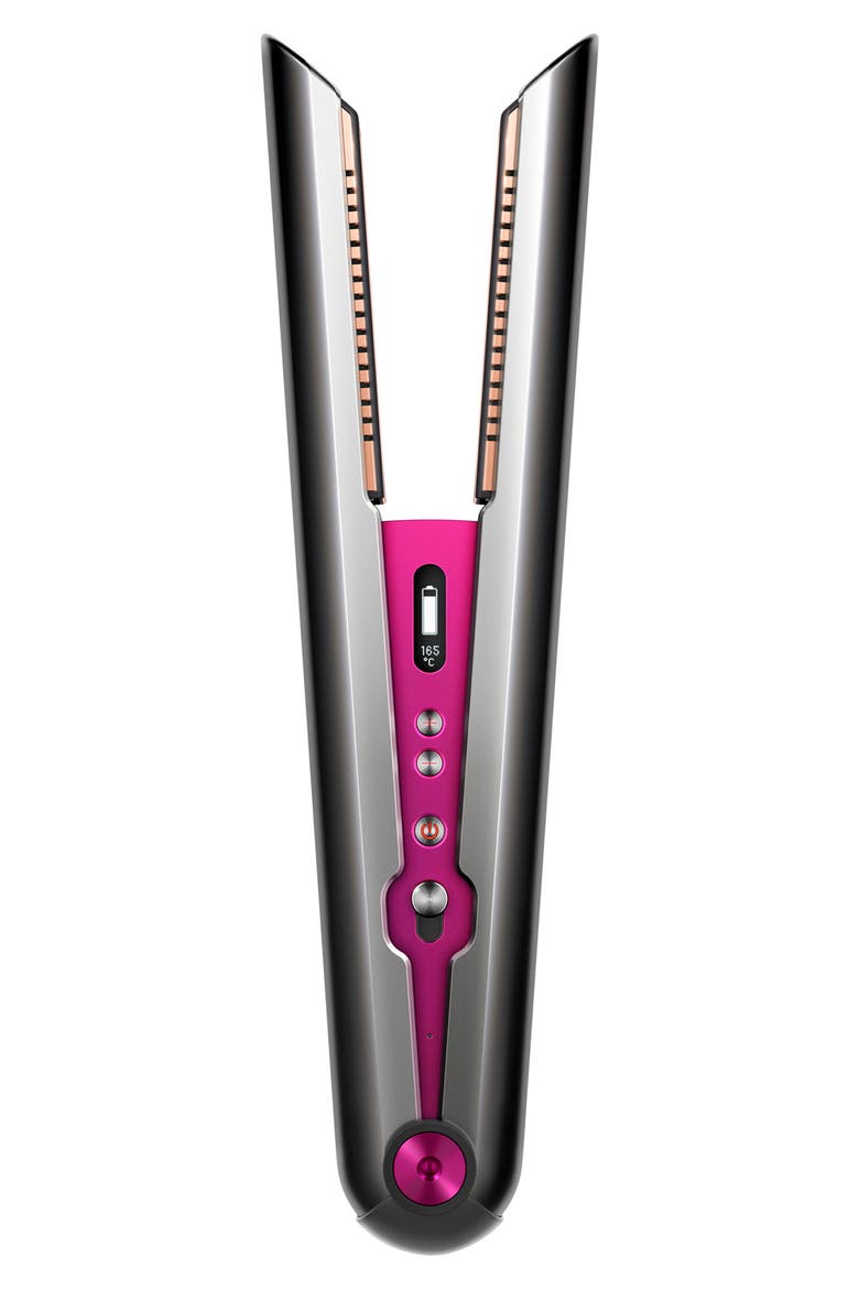 Corrale™ Straightener, Main, color, Black Nickel/Fuchsia