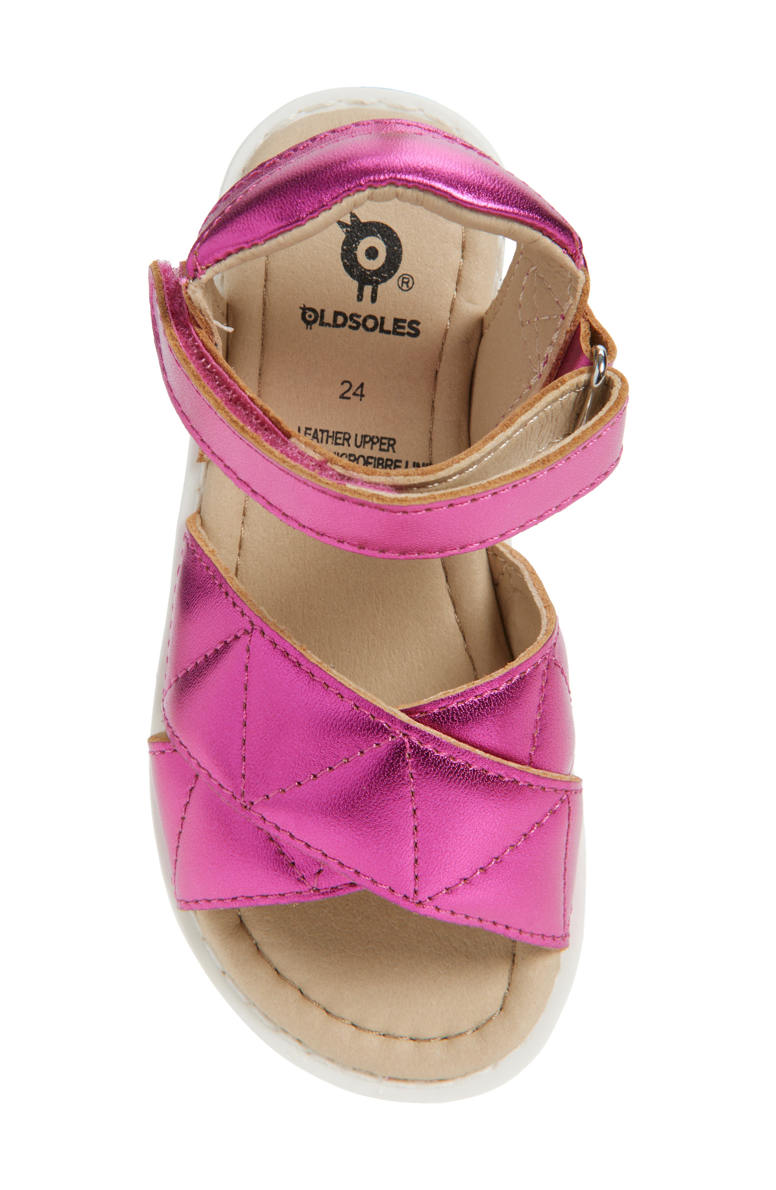 Kids' 7043 Puff Pop Sandal, Alternate, color, FUCHSIA FOIL / SNOW
