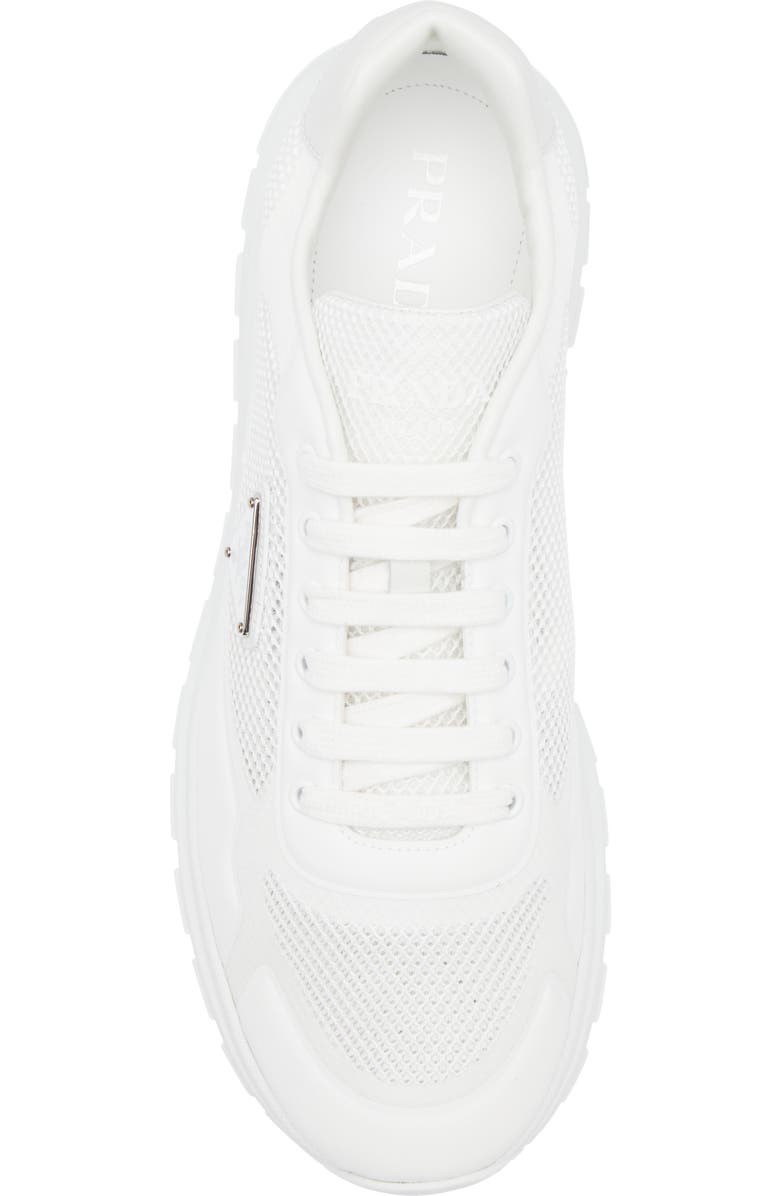 Prada Prax Sneaker, Alternate, color, Bianco