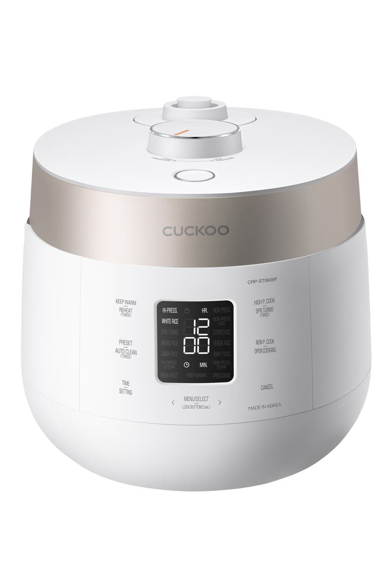 6-Cup Twin Pressure Rice Cooker, Main, color, WHITE
