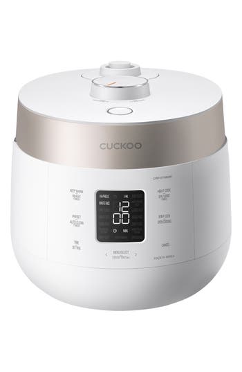 Cuckoo 6-cup Twin Pressure Rice Cooker In White