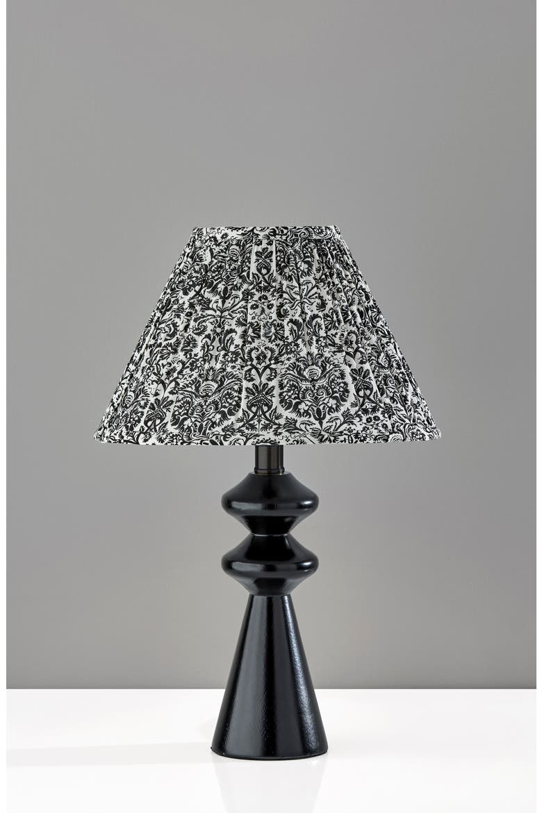 Dahlia Table Lamp, Alternate, color, BLACK