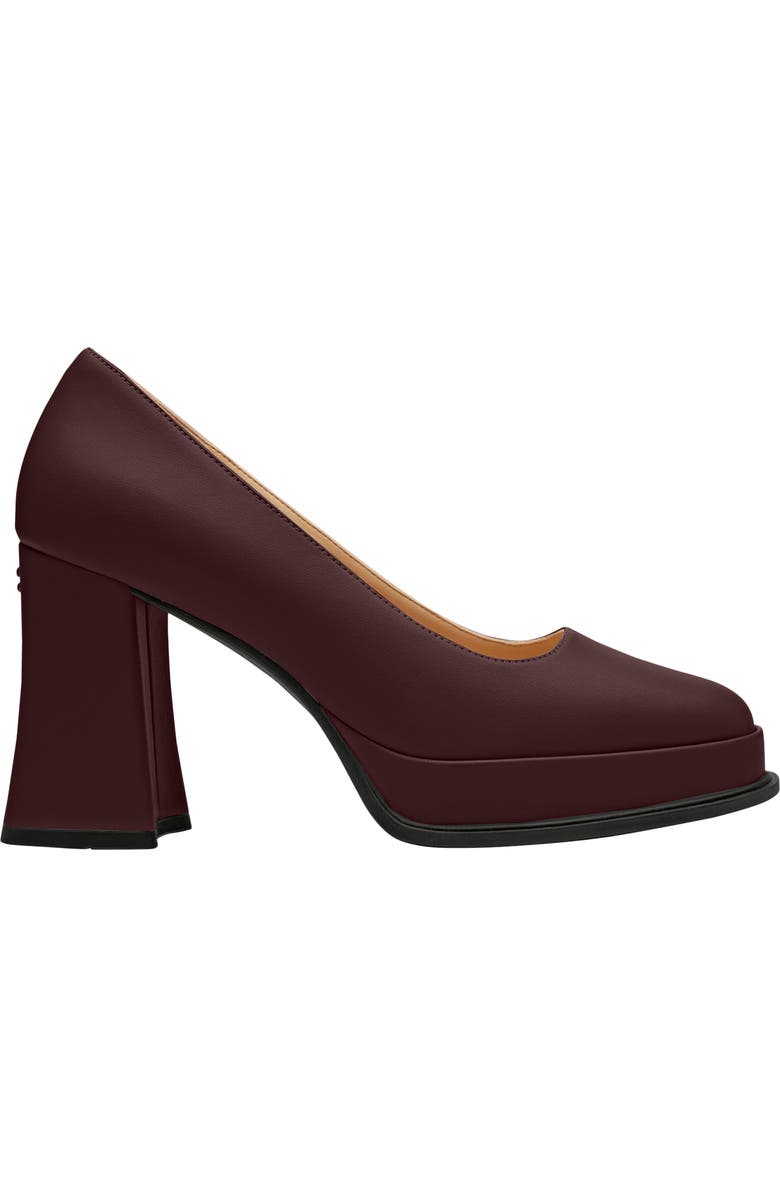 COACH Sculpted C Pump, Alternate, color, Merlot