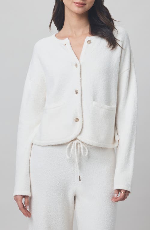 Splendid X Cella Jane Button Up Cardigan Snow In White