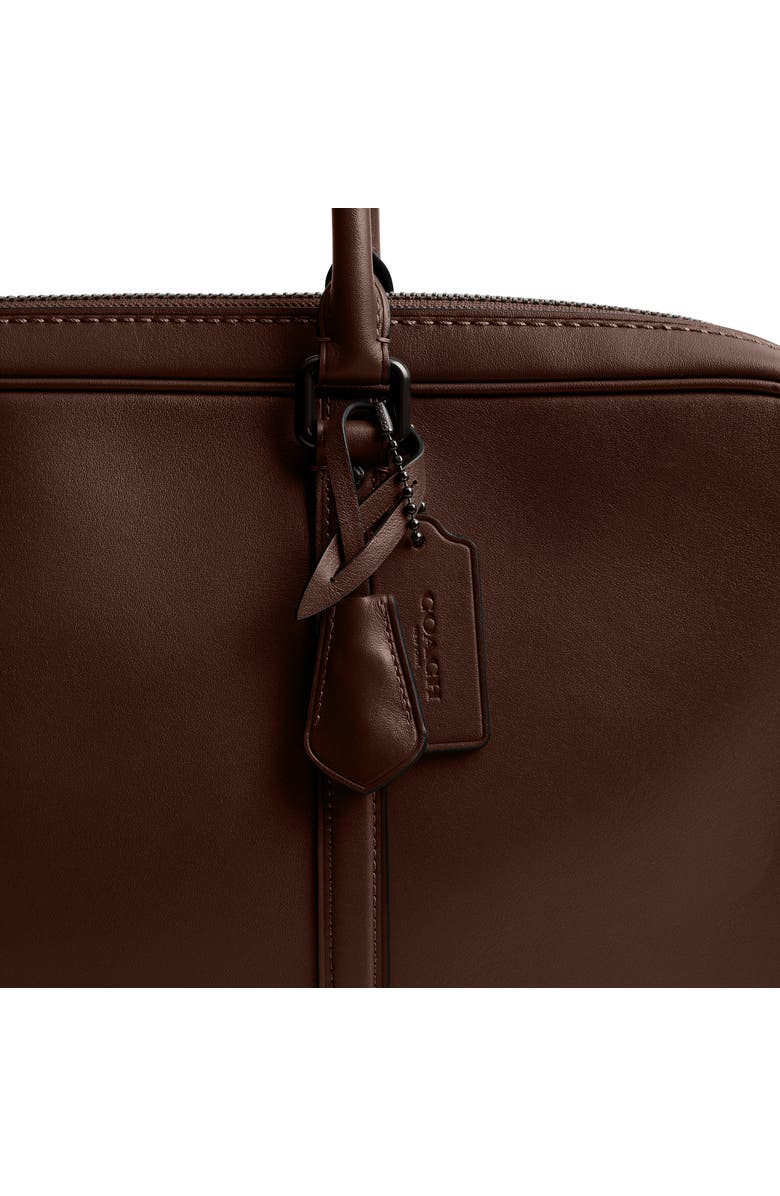 COACH Metropolitan Leather Briefcase, Alternate, color, Maple