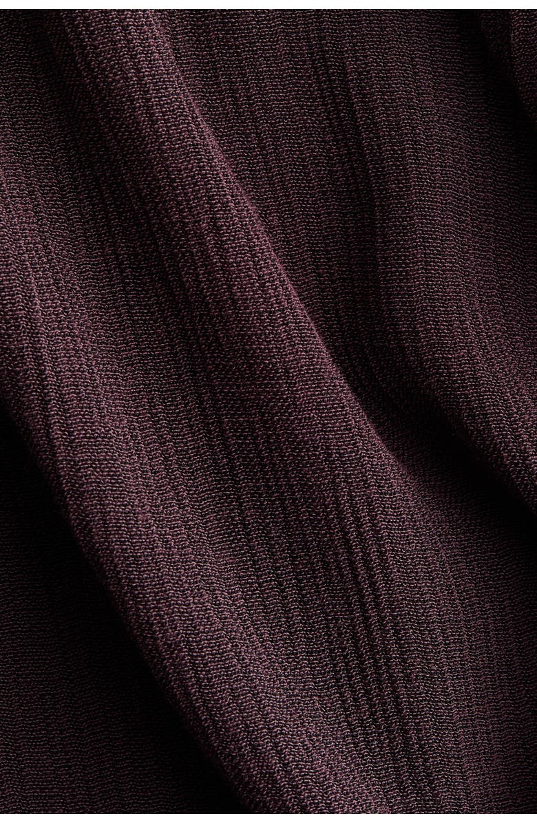 H&M Sheer Drawstring Trousers, Alternate, color, Dark Plum Purple