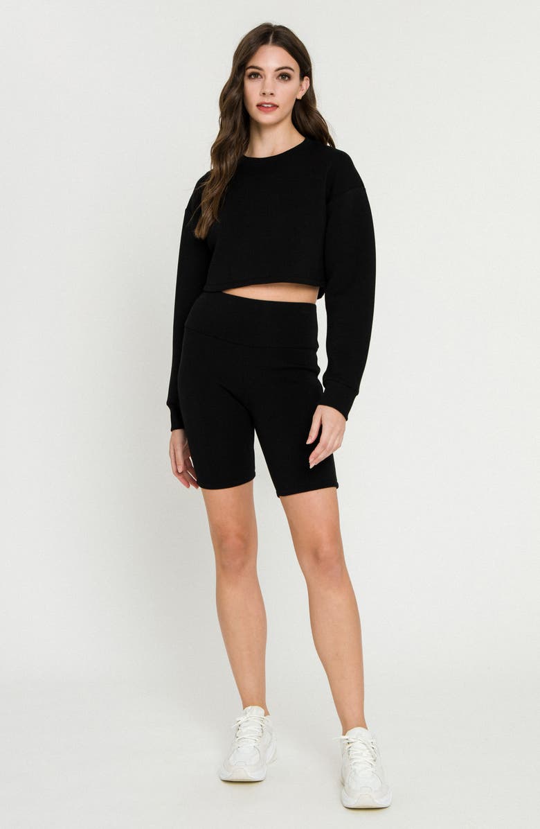 Grey Lab Bike Shorts, Alternate, color, Black