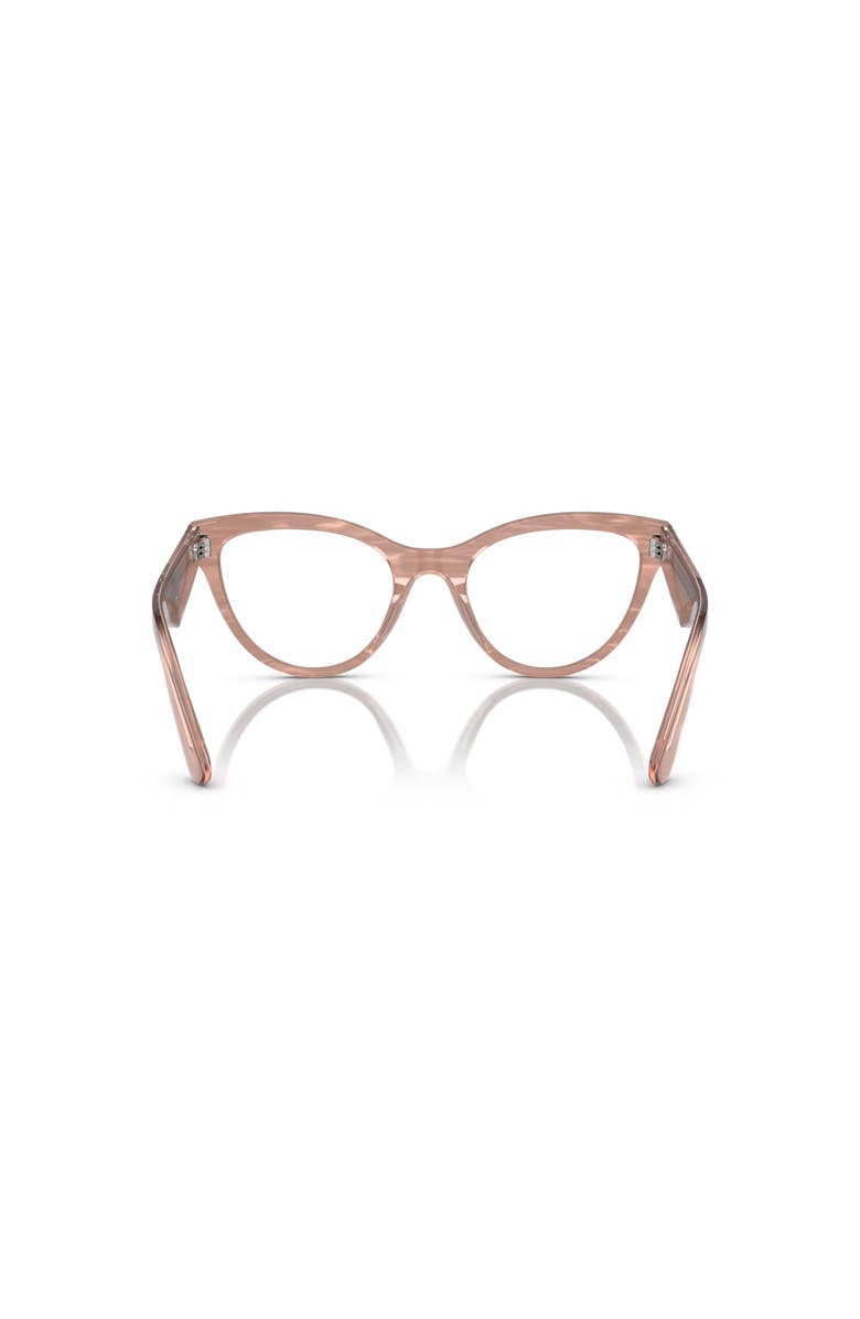 Dolce&Gabbana 52mm Butterfly optical glasses, Alternate, color, Brown