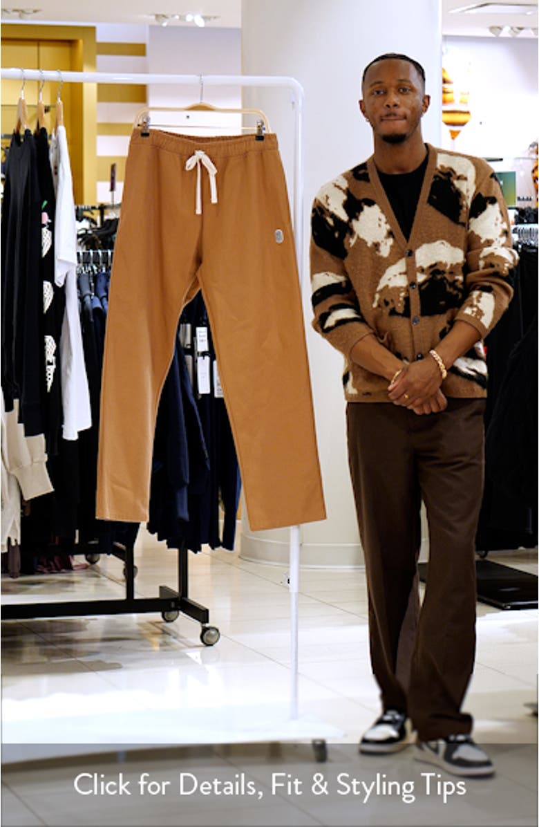 Sashiko Puckered Drawstring Slacker Pants, sales video thumbnail