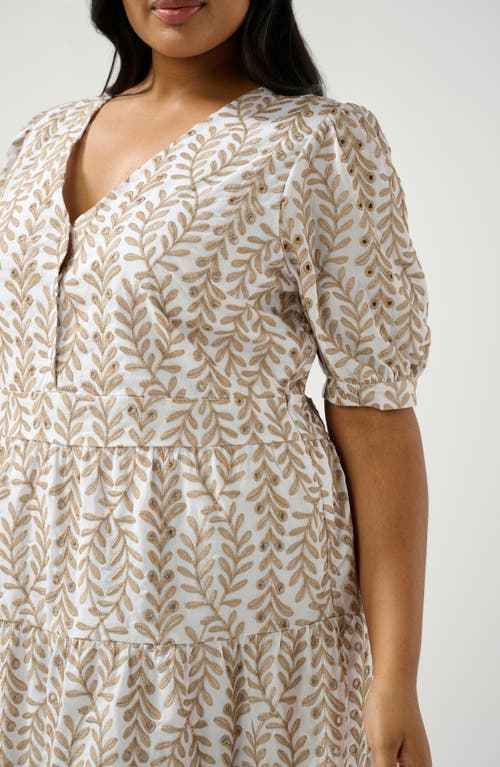 ESTELLE ESTELLE LA CROISETTE RUFFLE HEM DRESS