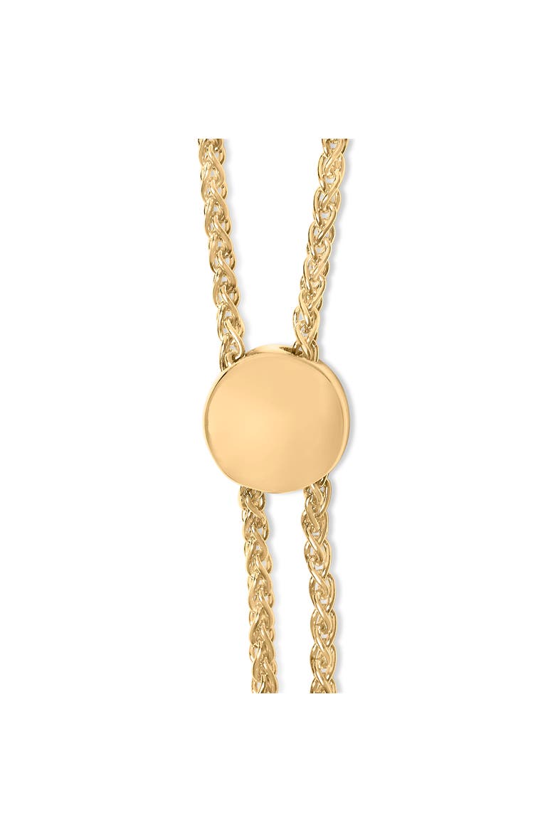 Gold Vermeil Diamond Accent Heart Infinity Bolo Bracelet, Alternate, color, Silver