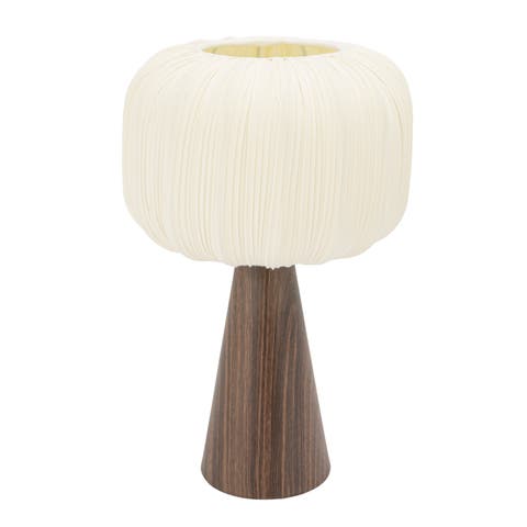 Table Lamp with Pleated Shade
