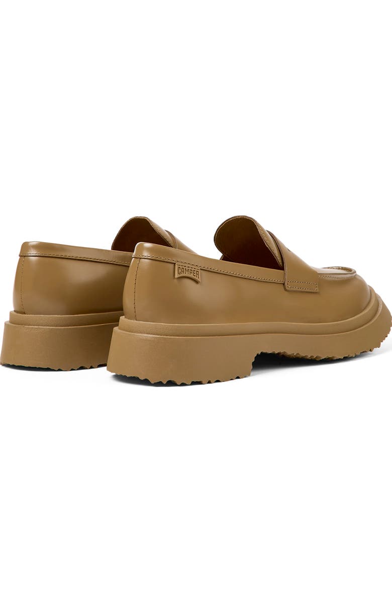Camper Chunky Platform Penny Loafer, Alternate, color, Medium Brown