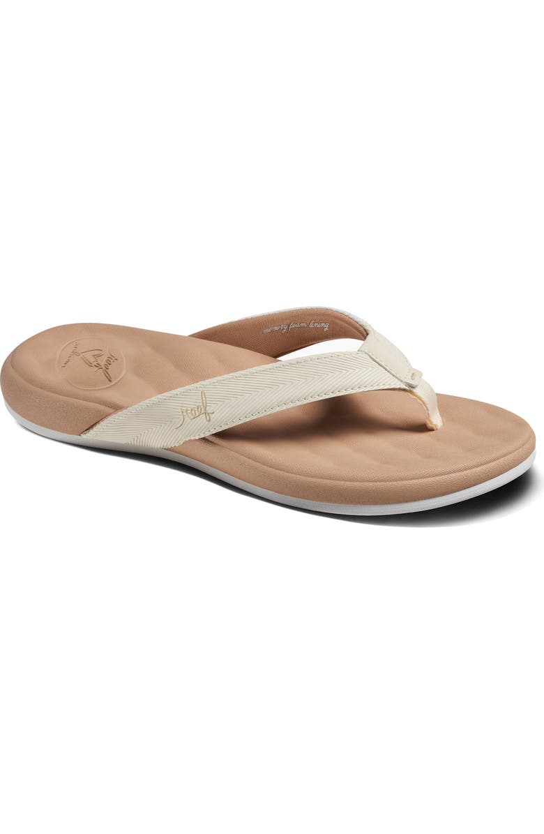 Reef Cushion Melody Flip Flop, Main, color, Sand