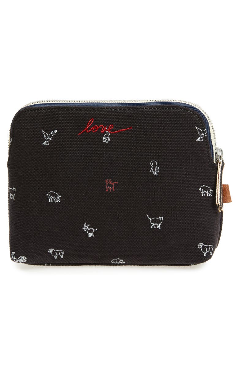 ED Ellen DeGeneres Medium Darien Cosmetics Case, Alternate, color,