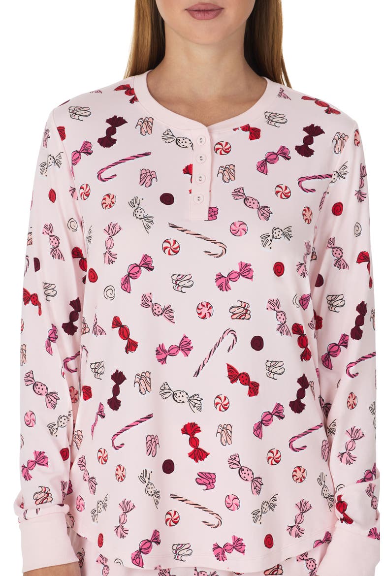 Print Pajamas, Alternate, color, BLUSH/ PT