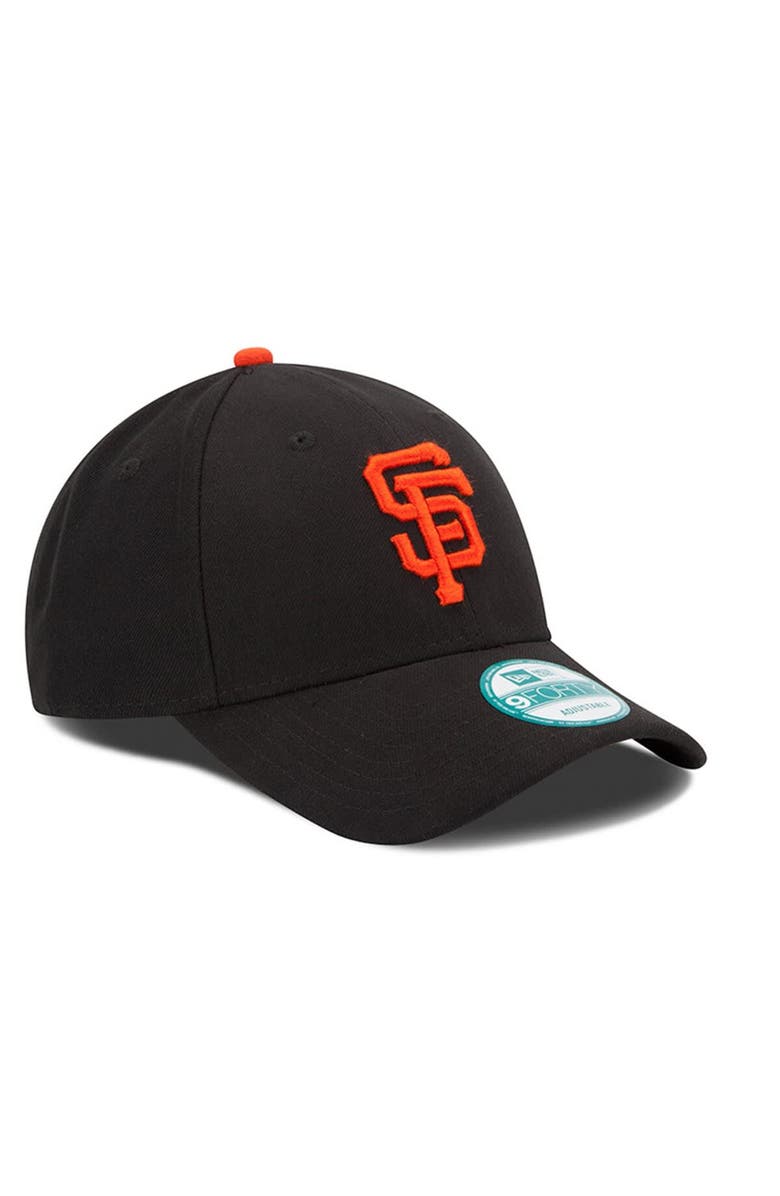 New Era Men's New Era Black San Francisco Giants Team League 9FORTY Adjustable Hat, Alternate, color,