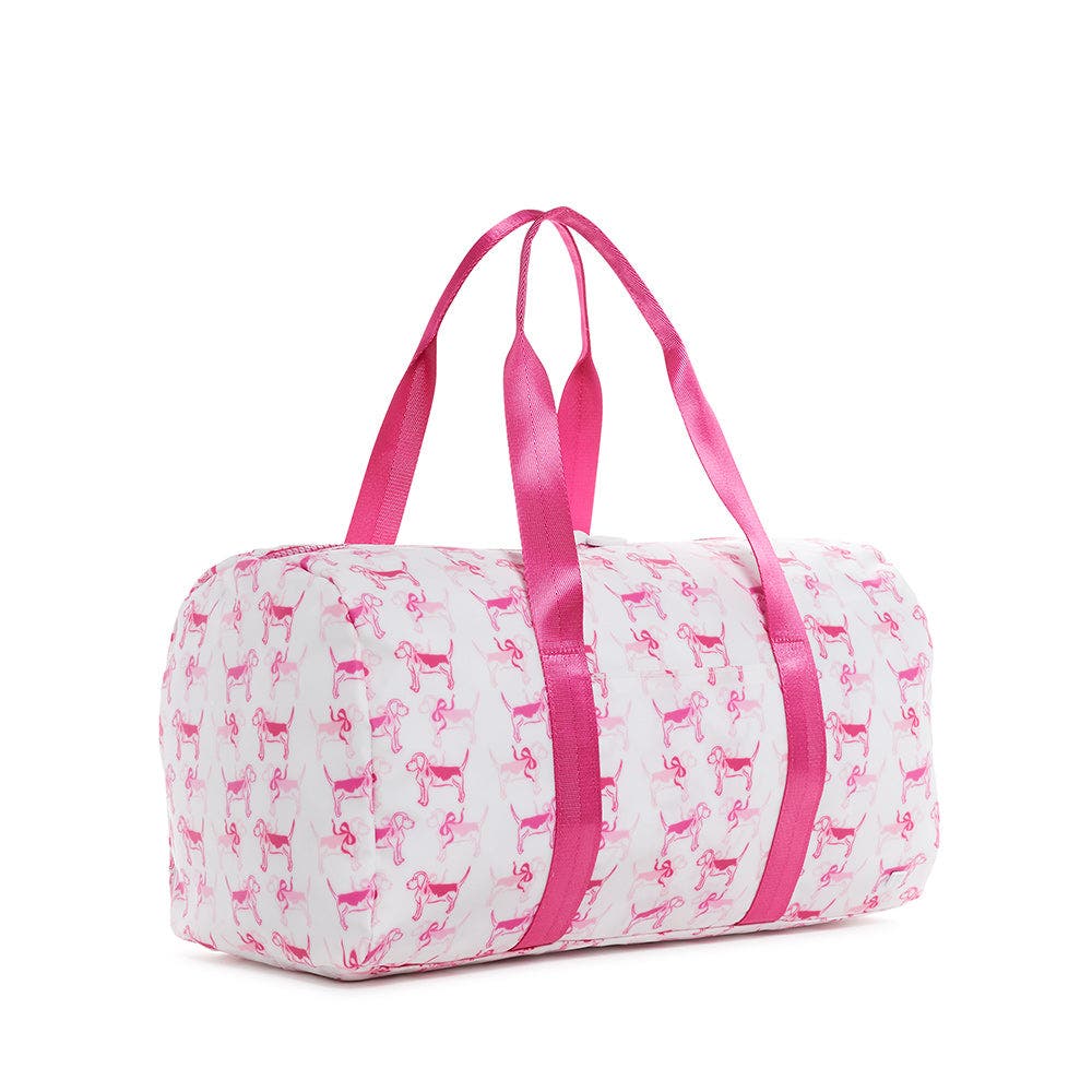 TRVL Design Puppy Love Duffel, Alternate, color, Pink
