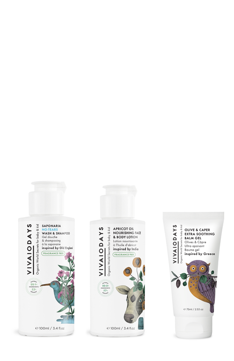 Daily 3-Step Ritual Bundle Cleanse, Hydrate, Soothe for Extra Sensitive Skin
