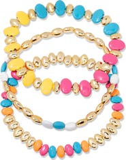 Brook and York Monterey Set of 3 Beaded Bracelets